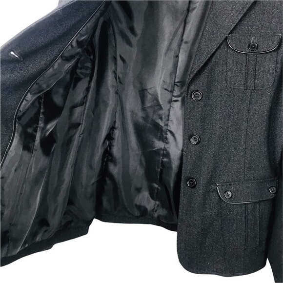 Timeless Neutral Haggar Black Single Breasted Blazer jacket Women  Size 8 - Picture 11 of 15